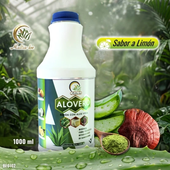 [BF0102] ALOVERO sabor Limón 1000 ml