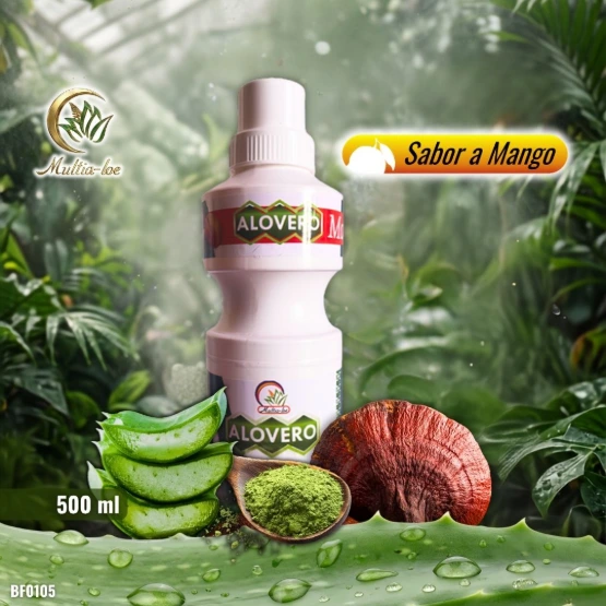 [BF0105] ALOVERO sabor Mango 500 ml