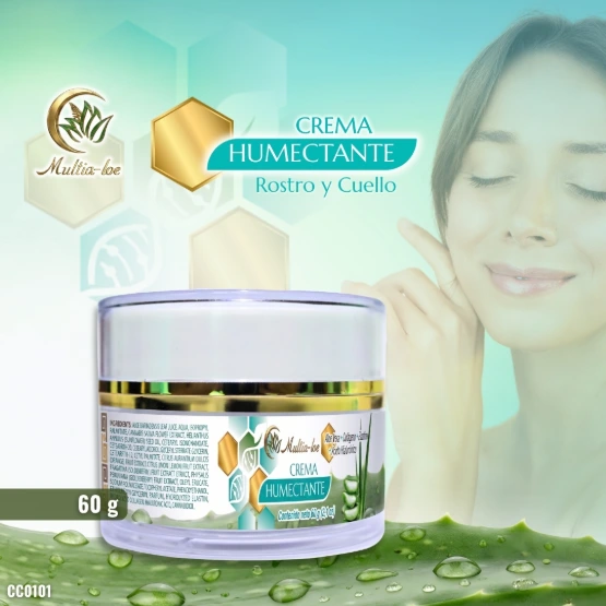 CREMA HUMECTANTE (Rostro y Cuello) 60 g
