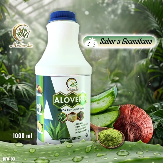 [BF0103] ALOVERO sabor Guanábana 1000 ml
